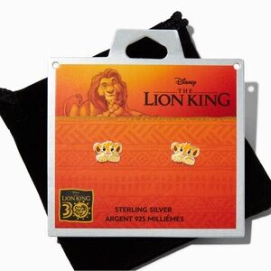 Disney’s The Lion King Baby Simba Sterling Silver Stud Earrings